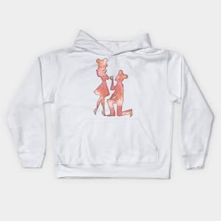 Happily Ever After - Peach Kids Hoodie